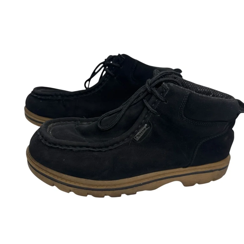 Lugz Men Black Suede Lace‎ Up Ankle Boots MFRGD 002 Size 8